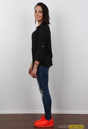 Czech Casting  pleased to share with you a free xxx photo gallery with Sabina demonstrating well-done shape